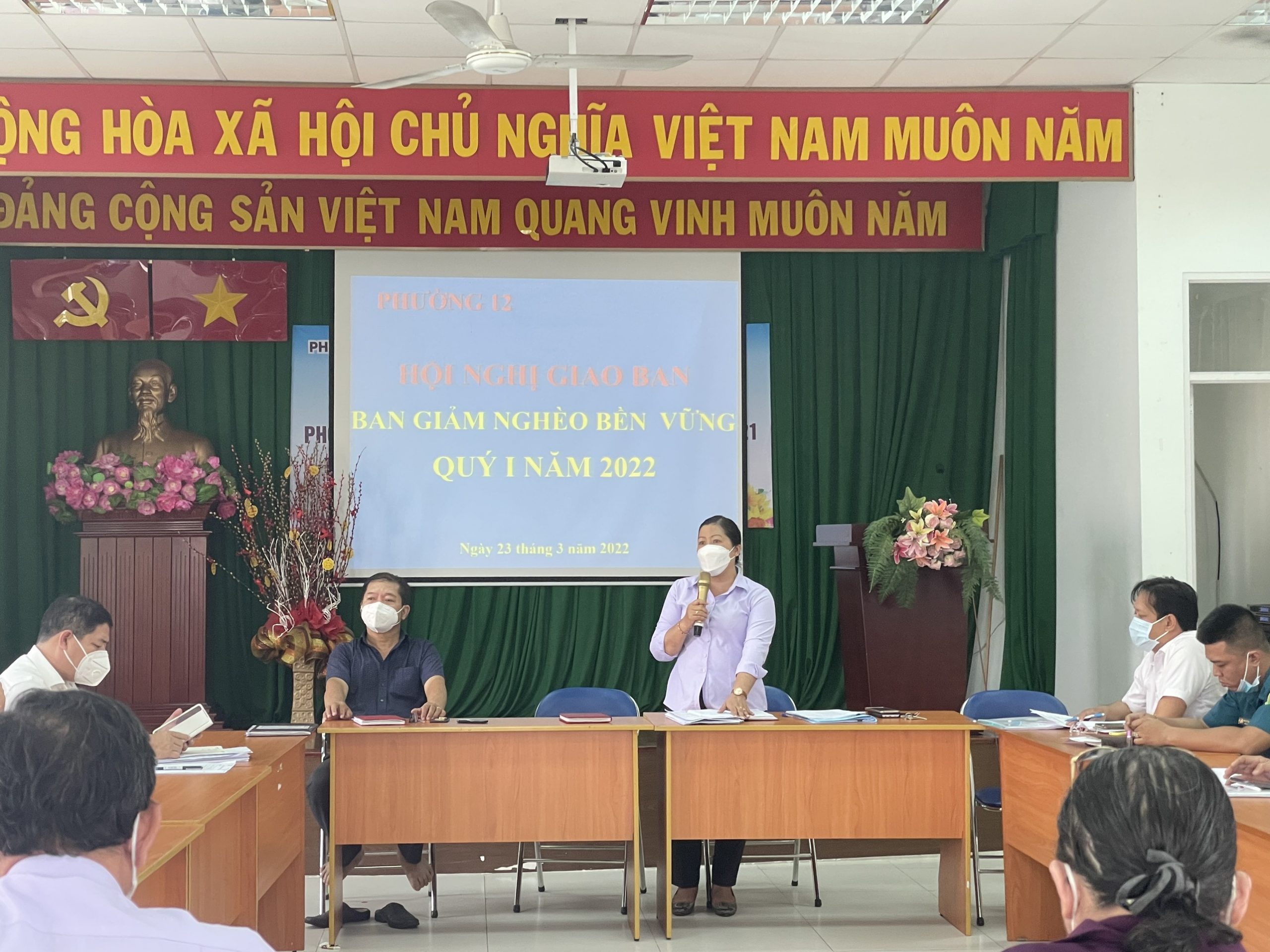 Hội nghị giao ban các Ban chỉ đạo phường quý 01/2022