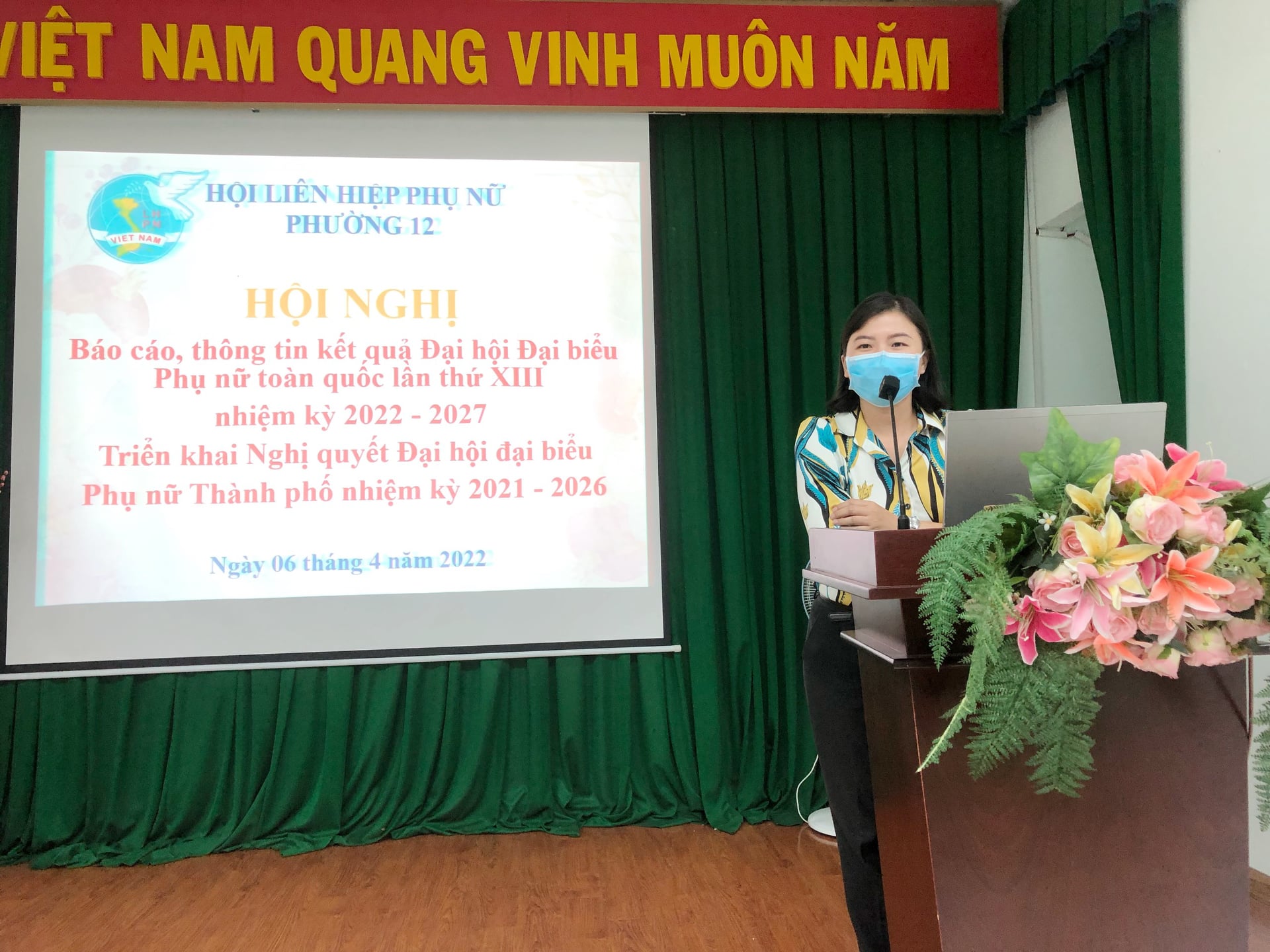 Triển khai Nghị quyết Đại hội Đại biểu Phụ nữ các cấp đến cán bộ, hội viên và phụ nữ trên địa bàn phường