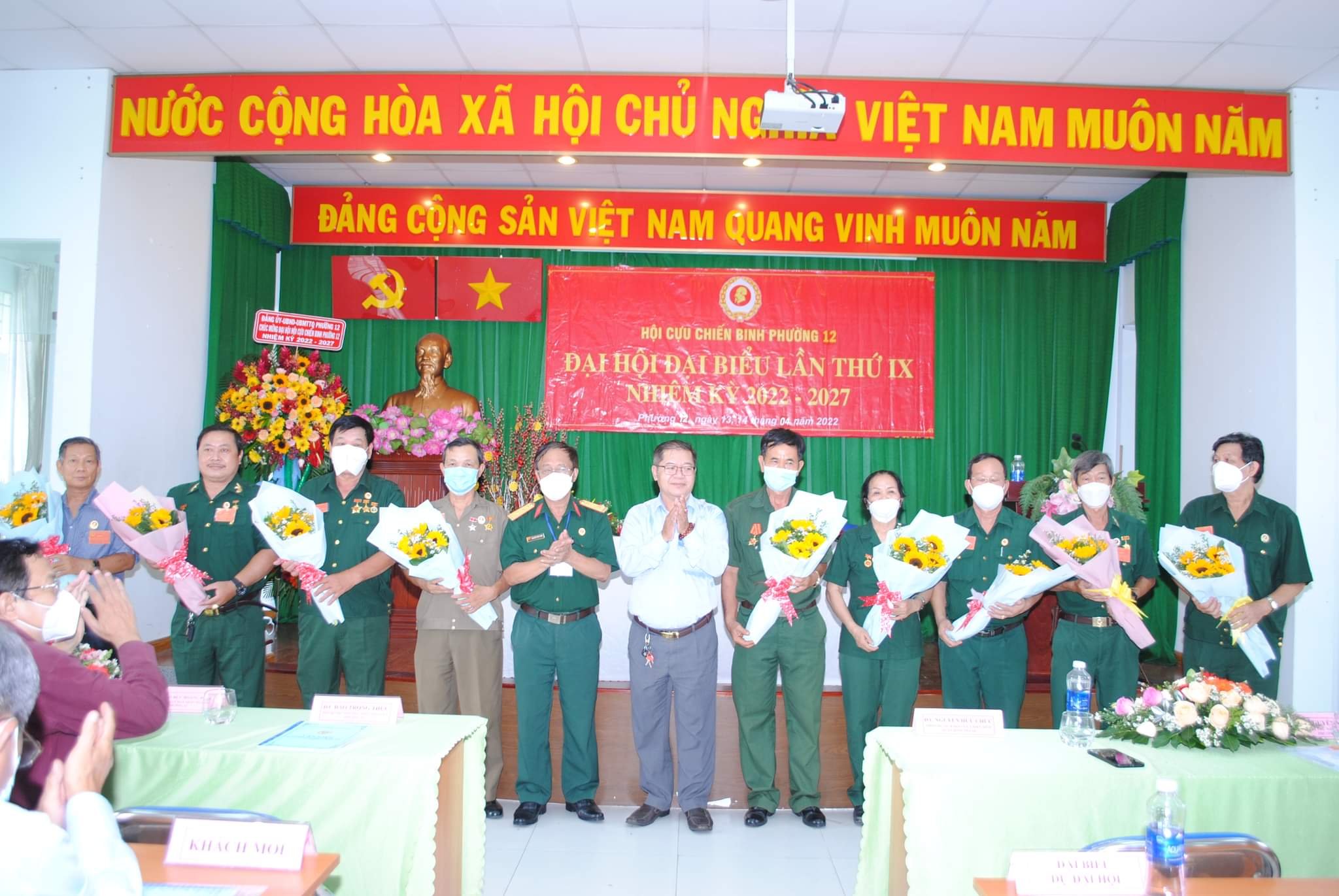 ĐẠI HỘI HỘI CỰU CHIẾN BINH PHƯỜNG 12 (Nhiệm kỳ 2022 – 2027)