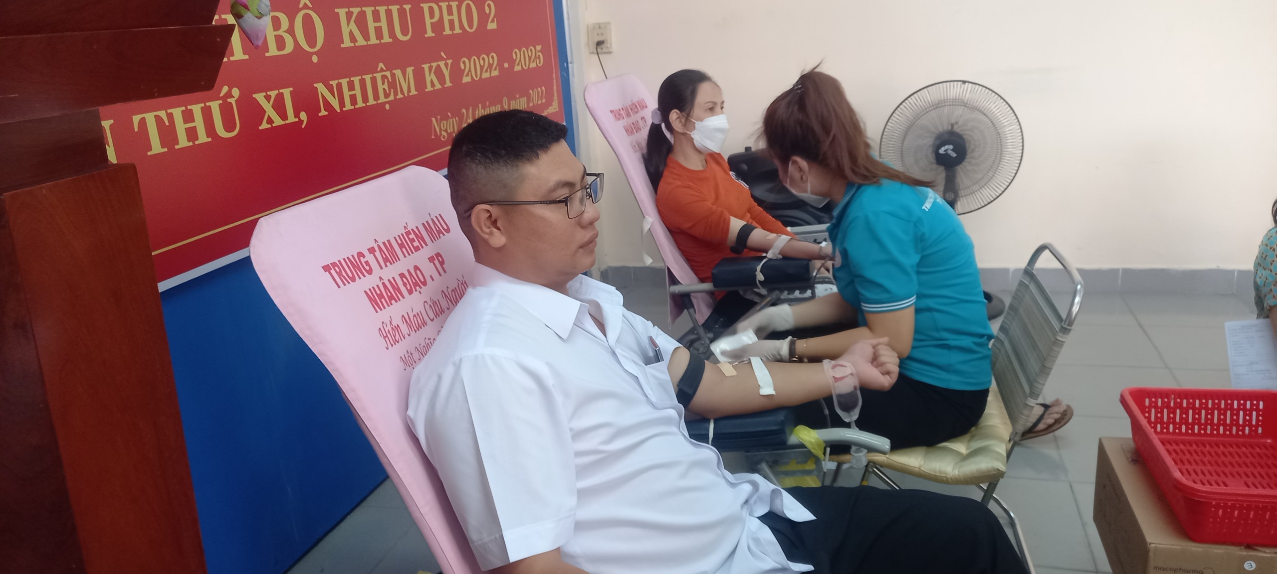 HỘI CHỮ THẬP ĐỎ PHƯỜNG – TỔ CHỨC HOẠT ĐỘNG HIẾN MÁU TÌNH NGUYỆN