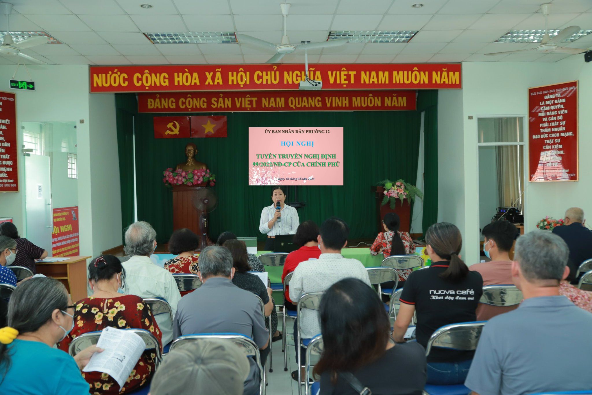 Phường 12 – Quận Bình Thạnh: Tổ chức hội nghị tuyên truyền nội dung Nghị định 99/2022/NĐ-CP ngày 30/11/2022 của Chính phủ