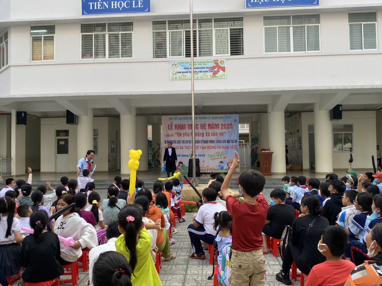 Ban chỉ đạo hè Phường 12 tổ chức khai mạc Hè năm 2023 với chủ “Em yêu Phường 12 của em”