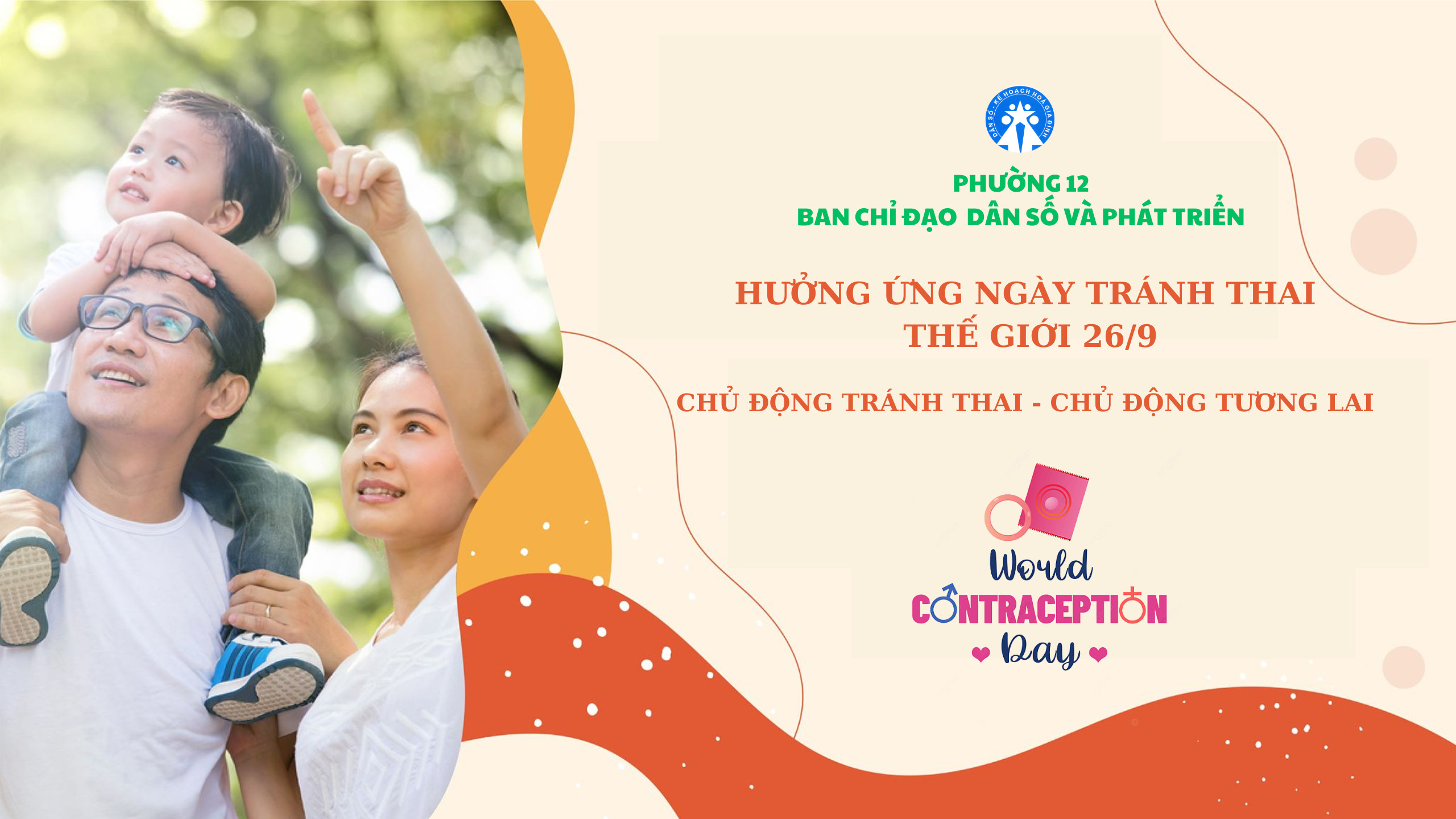 HƯỞNG ỨNG NGÀY TRÁNH THAI THẾ GIỚI 26/9/2023
