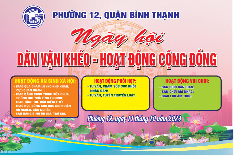 NGÀY HỘI “DÂN VẬN KHÉO – HOẠT ĐỘNG CỘNG ĐỒNG” NĂM 2023
