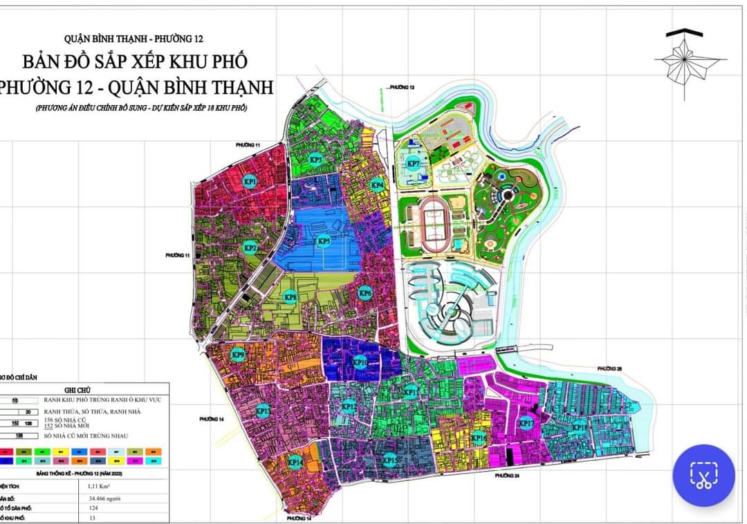ĐỀ ÁN SẮP XẾP KHU PHỐ TRÊN ĐỊA BÀN PHƯỜNG 12 THEO QUY ĐỊNH TRUNG ƯƠNG