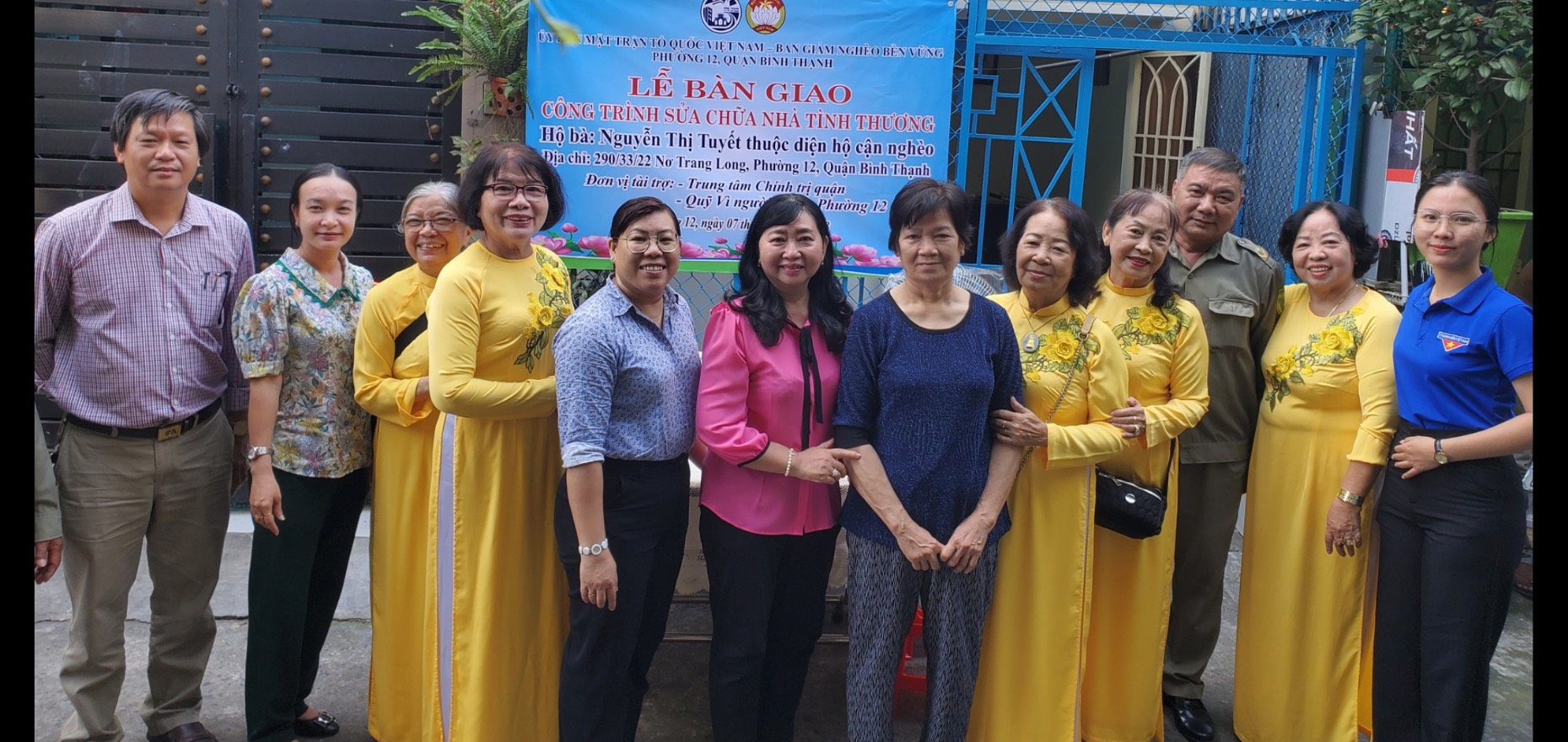 CÔNG TRÌNH SỬA CHỮA CHỐNG DỘT HỘ CẬN NGHÈO NGUYỄN THỊ TUYẾT – 290/33/22 NƠ TRANG LONG