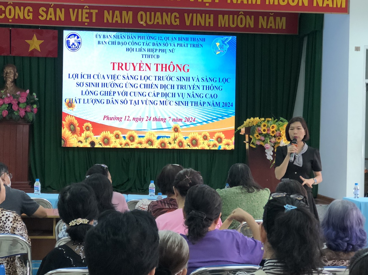 BẢN TIN TRUYỀN THÔNG LỢI ÍCH CỦA VIỆC SÀN LỌC TRƯỚC SINH VÀ SÀN LỌC SƠ SINH HƯỞNG ỨNG CHIẾN DỊCH TRUYỀN THÔNG LỒNG GHÉP VỚI CUNG CẤP DỊCH VỤ NÂNG CAO CHẤT LƯỢNG DÂN SỐ TẠI VÙNG MỨC SINH THẤP NĂM 2024